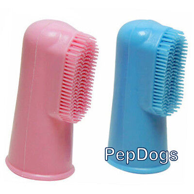 Dog Soft Finger Toothbrush Pet Oral Dental ...