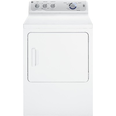 GE white 7.0 cu. ft. Electric Dryer ...