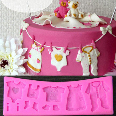 3D Baby Shower Silicone Fondant Mould Cake ...