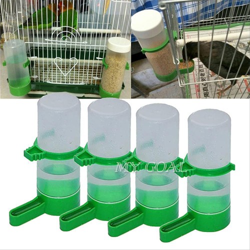 4PCS Bird Pet Drinker Food Feeder Waterer ...