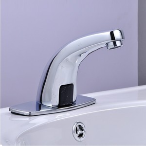Commercial-Automatic-Touchless-Electronic-Sensor-Faucet-Chrome-Sink ...