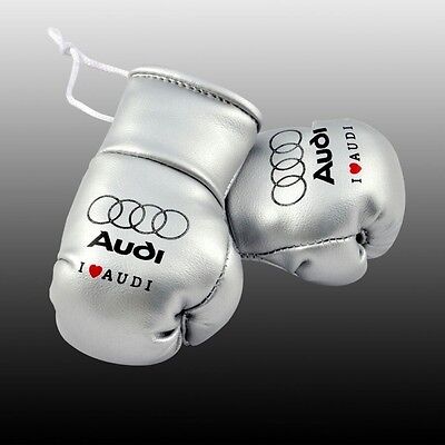  AUDI BMW VW MERCEDES MINI BOXING GLOVES FOR THE REAR VIEW MIRROR OF YOUR CAR 