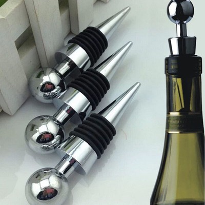 Elegant Metal Bottle Stopper Wine Storage Twist ...