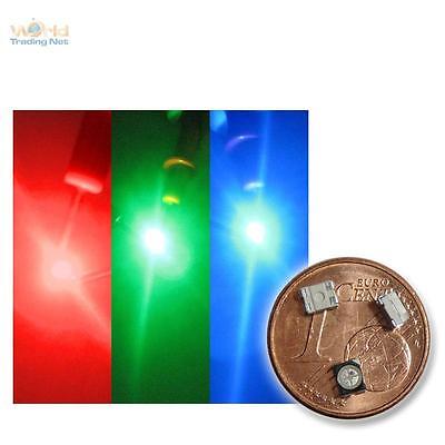 50 SMD 3chip LED SMD LEDs rojo verde azul RGB MEGAbright