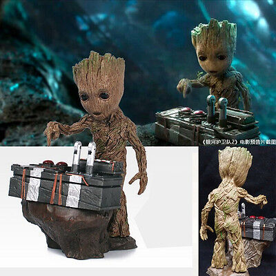 USA STORAGE Guardians of the Galaxy Vol.2 Push Bomb Baby Groot Figure Statue Toy