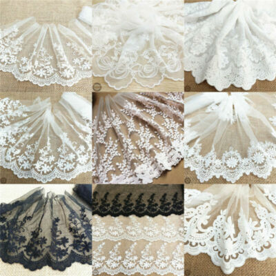 Bridal Wedding Dress Belts Leaf Metallic Embroidered Venise Lace Trim #294