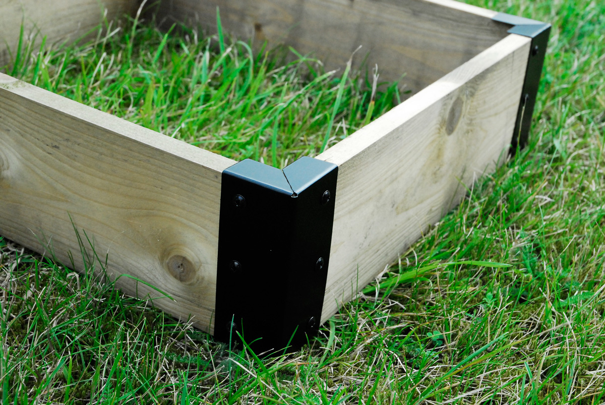 Small Corner Brackets Raised Bed Bedding Vegetable Planter Box Garden x