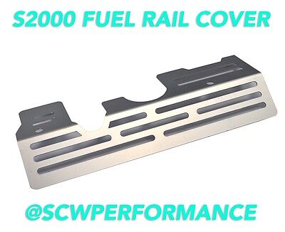 00-05 Honda S2000 Aluminum Fuel Rail Cover AP1 2000-2005 F20C SILVER Custom Rare