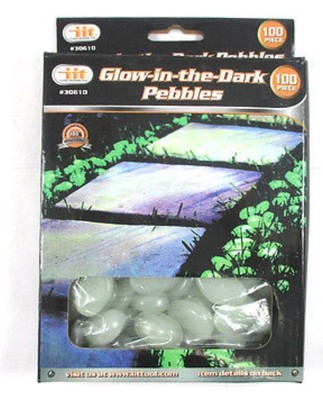 100 Pcs Glow In The Dark Pebbles ...