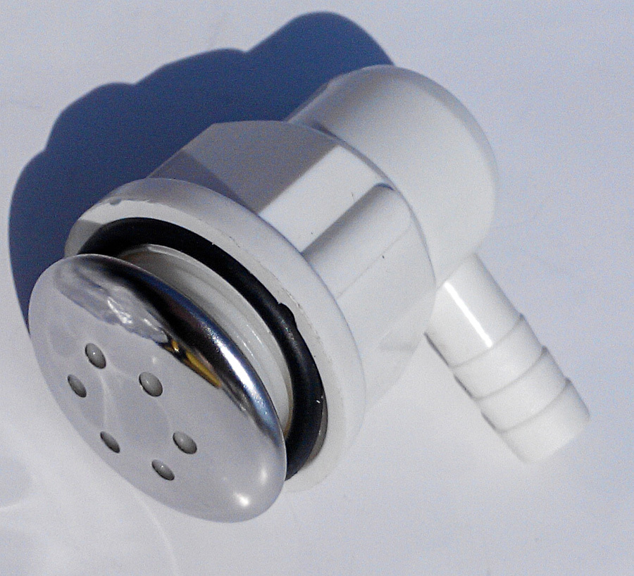 Bathtub spa stainless steel Air bubble jet with Chrome plating, air