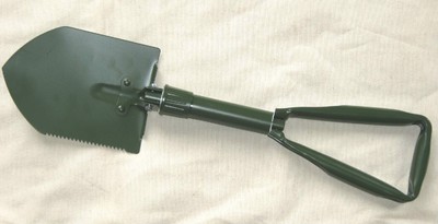 Large Military Syle Folding D-handle Shovel / ...