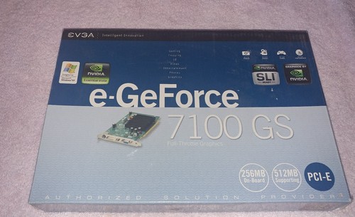 UPC 819829000302 product image for Evga Nvidia Geforce 7100 Gs (256p2n412lx) 256mb Gddr2 Sdram Pci Express X16... | upcitemdb.com