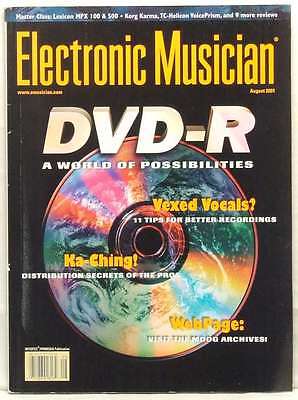 ELECTRONIC MUSICIAN MAGAZINE DVD-R VEXED VOCALS TIPS FOR BETTER RECORDING