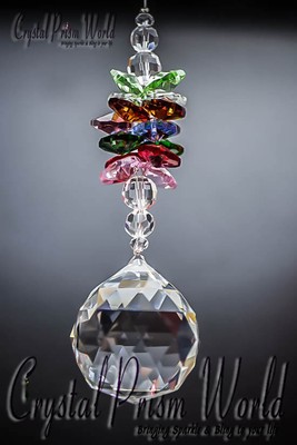 Crystal Glass Hanging Window Suncatcher Ornament Prism ...