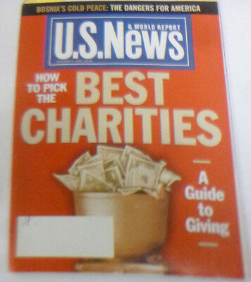 U.S. News Magazine How To Pick The Best Charities December 1995