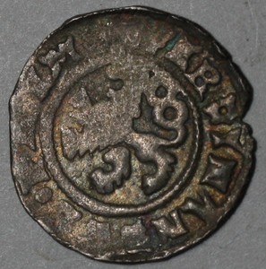 1526 1564 BOHEMIA AUSTRIA EMPIRE Silver PFENNIG (WEISSPFENNIG) Coin Dietiker 5
