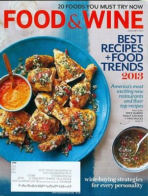 2013 Food & Wine Magazine: Best Recipes & Food Trends/New