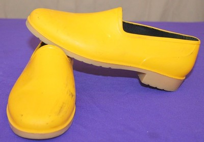 Women's SLOGGERS Yellow Gardening Clogs Size 8