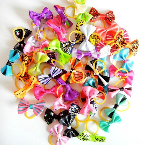 10pcs Assorted Pet Grooming Ribbon Cat Dog ...