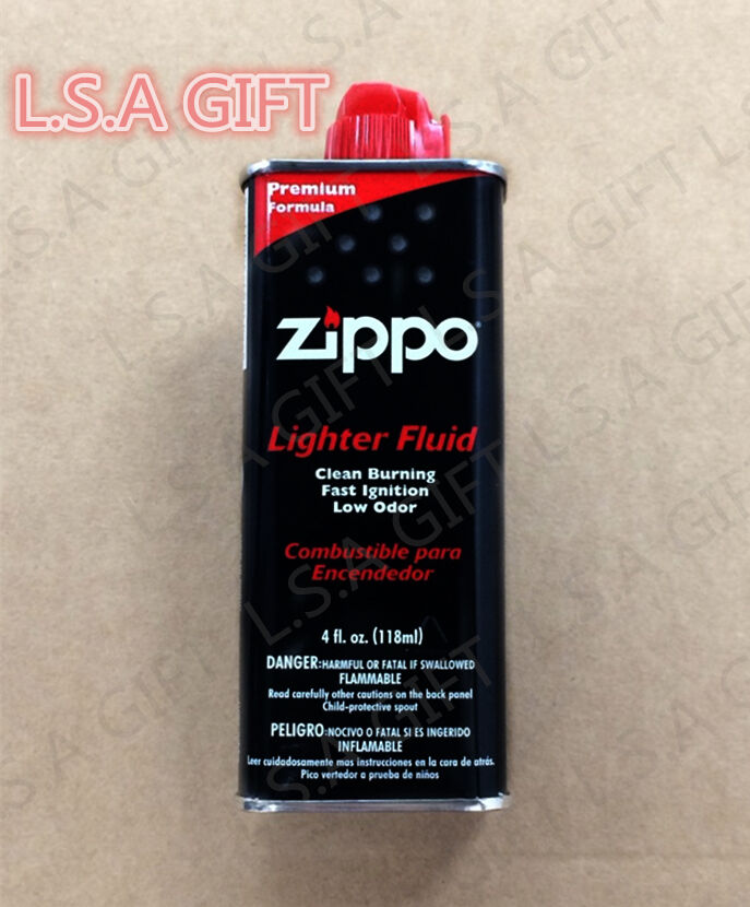  Zippo Premium Lighter Fluid 4 fl.oz (118ml) Can Fuel For Zippo Lighters