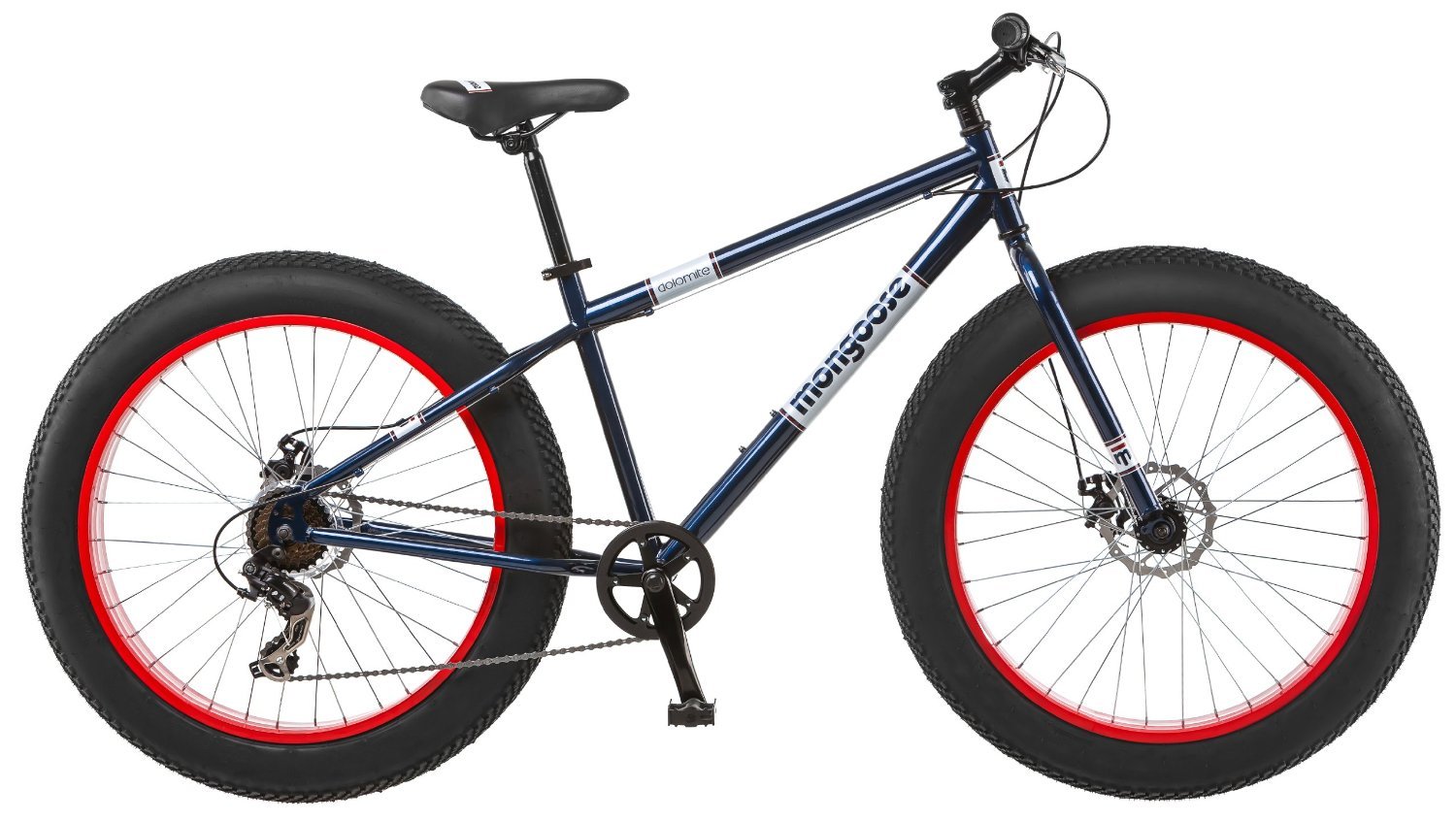 Mongoose Dolomite 26 Inch Beach CRUISER BIKE, 7 Speed Men MOUNTAIN BIKE, Blue