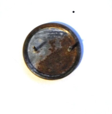 Antique Button with Roman Soldier, No Clutch Fasteners