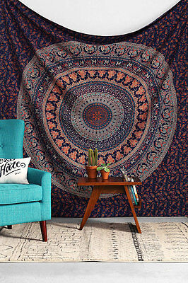 Hippie Indian Tapestry Mandala Throw Wall Hanging ...