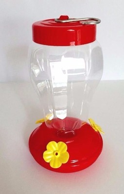 (1) Nature Hummingbird Feeder Nectar Flower Bottle ...