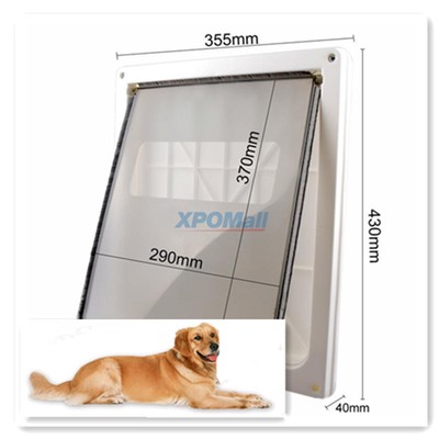Large White Plastic Magnetic Lockable Safe Pet ...