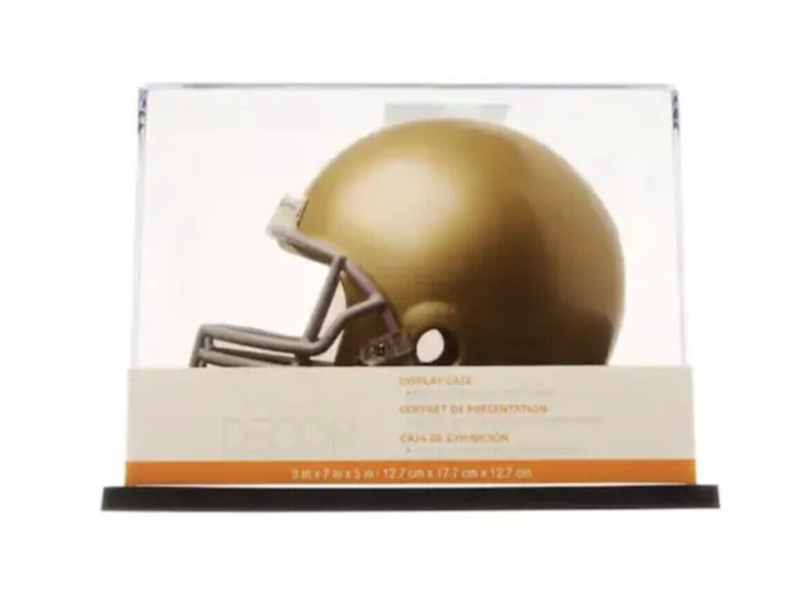 Mini Football Helmet Showcase - Brand New