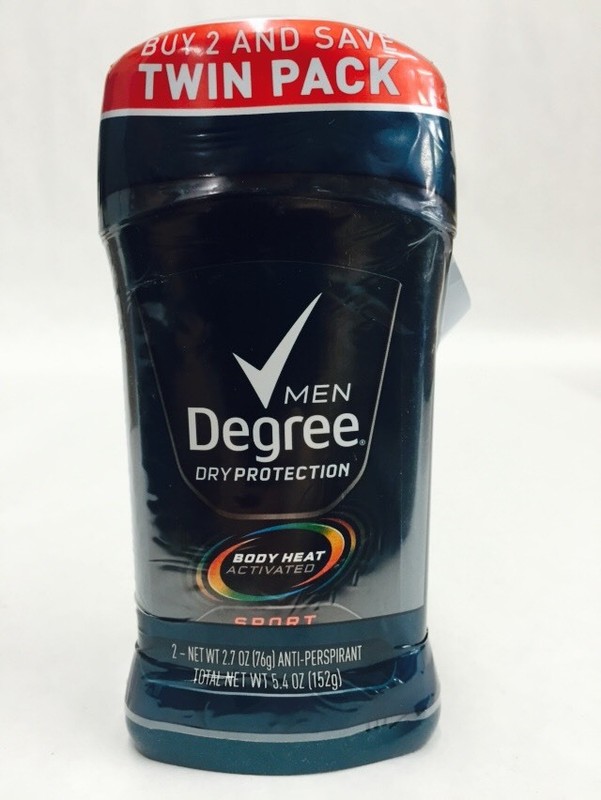 Degree Men Dry Protection Sport Antiperspirant 2.7 Oz Each Expire 2/2017