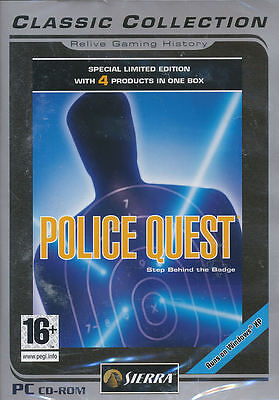 POLICE QUEST COLLECTION Best Seller 4x PC Games for Windows - UK Version New
