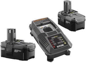 Ryobi-18-Volt-High-Capacity-Lithium-Batteries-And-Charger-Kit-2-P105 