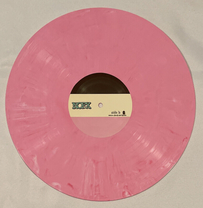 NOFX - So Long And Thanks For All The Shoes Pink Marble Color Vinyl LP Fat Wreck