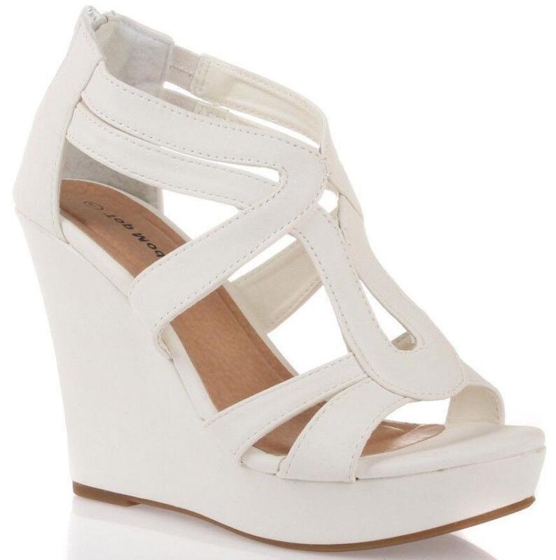 White Platform Sandals | eBay
