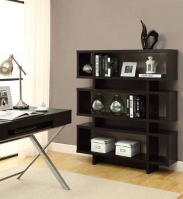 UPC 700443000123 product image for Cappuccino Hollow Core 55 Inch High Modern Bookcase | upcitemdb.com