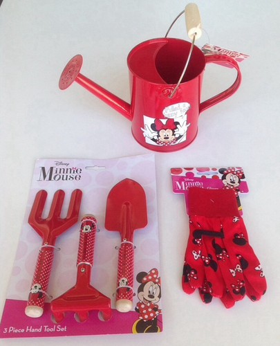 Disney Minnie Mouse Kid's Gardening Set Watering ...