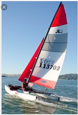 2015 Hobie Cat 16 . Showroom new condition . Trailer included .
