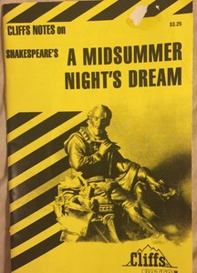 Cliffs Notes Shakespeare A Midsummer Night'S Dream 1980 Cliffnotes ...