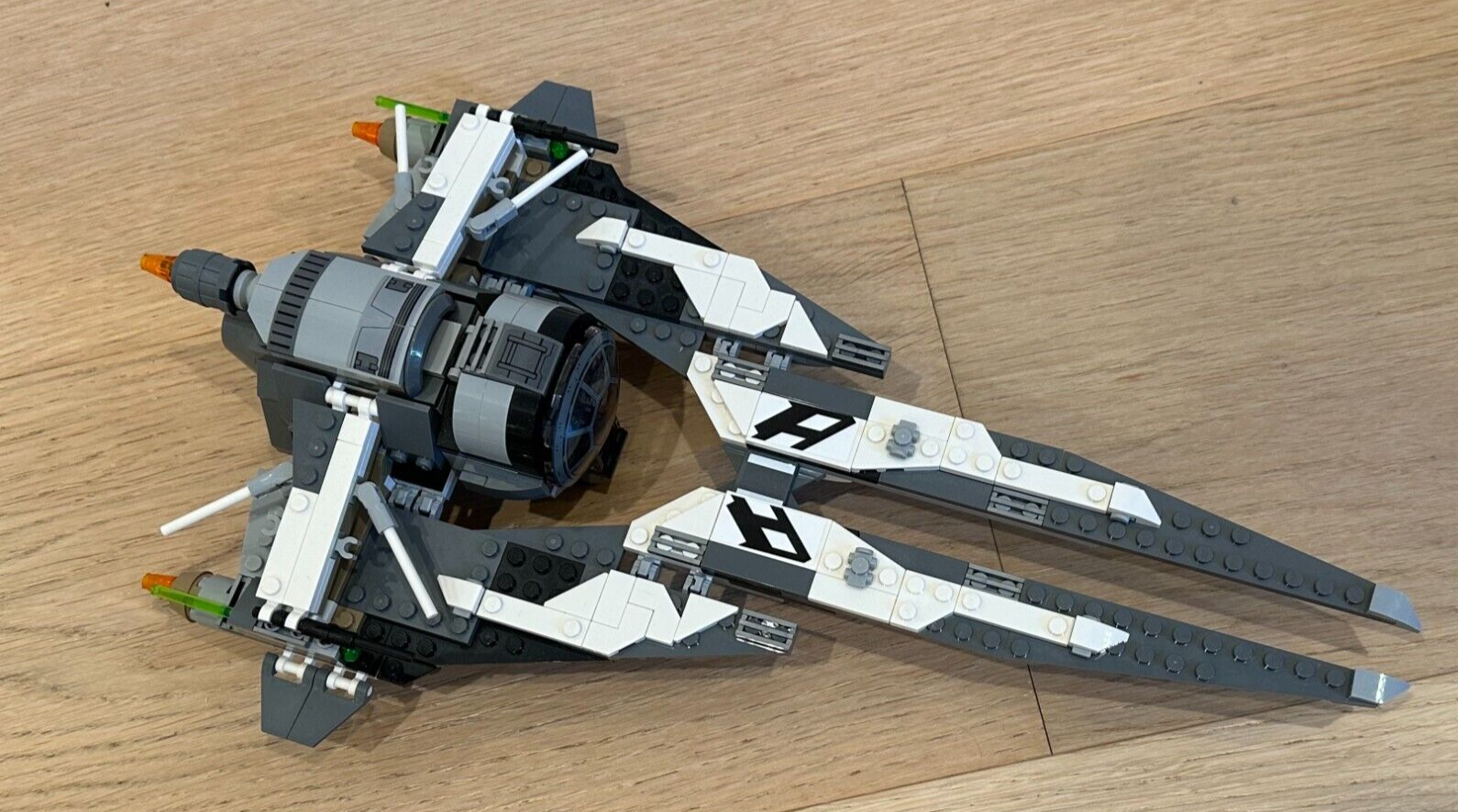 LEGO 75242 Star Wars: Black Ace TIE Interceptor (Retired). No Mini Figs.