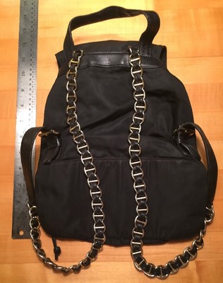 authentic prada bags prices - Prada Small Black Nylon Backpack Gold Chain Leather Straps Classic ... authentic prada bags prices - Prada Small Black Nylon Backpack Gold Chain Leather Straps Classic ...