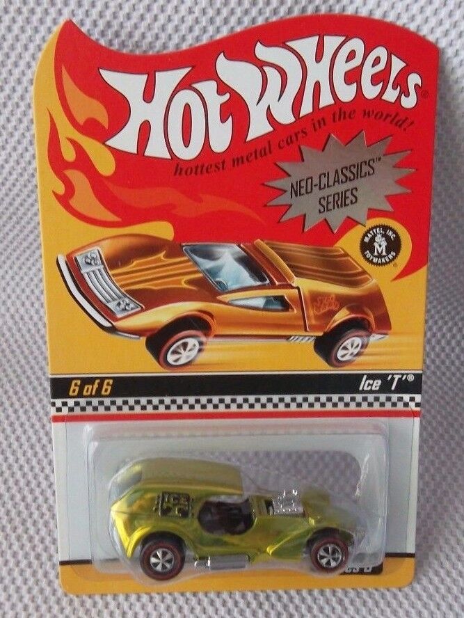 ICE 'T' Car (1:64) Hot Wheels 2010 RLC Neo-Classics Series 9 (6 of 6) #3069/5000