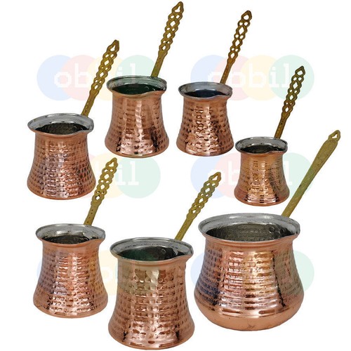 Turkish Handmade Copper Milk Coffee Maker Pot ...