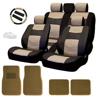 For Toyota New Semi Custom Leatherette Car Seat Covers Split Seat Mats Set BT