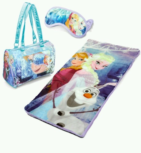 Disney Frozen Sleeping Bag Slumber Set Carry ...