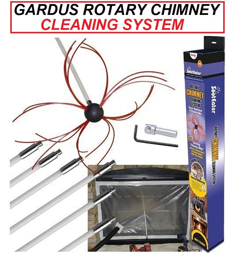 GARDUS SootEater Rotary Chimney Cleaning System RCH205 BRAND NEW!
