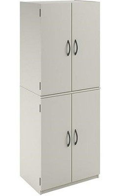 WHITE Kitchen Storage Pantry Cabinet Cupboard Food ...