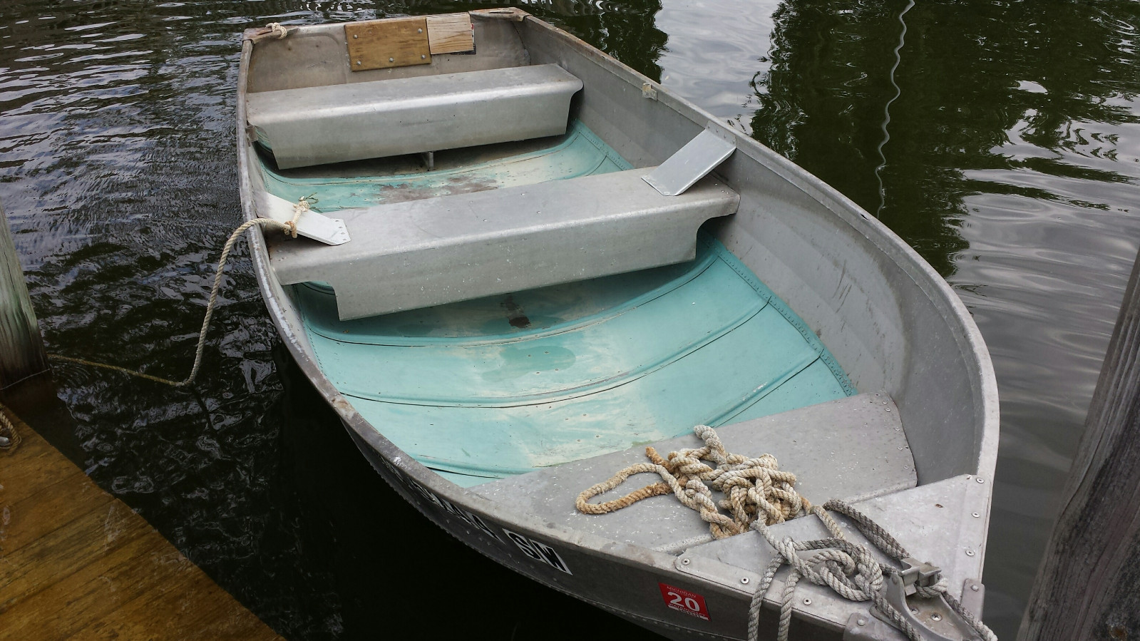 12 Foot Aluminum Row Boat - Used Sea Nymph for sale in 