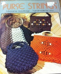 PURSE-STRINGS-Vintage-MACRAME-Pattern-Book-14-Classic-Hand-Bag ...
