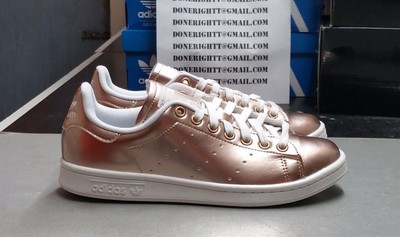 stan smith metallic rose